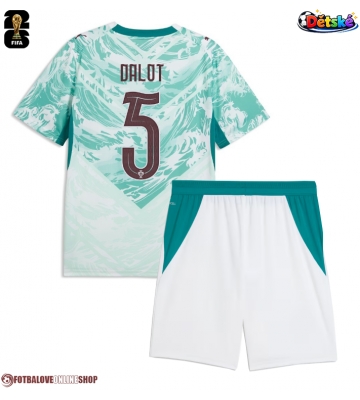 Portugalsko Diogo Dalot #5 Venkovní dres komplet pro Děti MS 2026 Krátkým Rukávem (+ Krátké kalhoty)